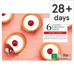 Tesco Cherry Bakewell Tarts 6 Pack