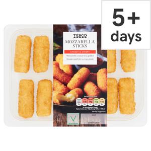 Tesco 12 Mozzarella Sticks 240G