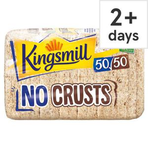 Kingsmill 50/50 No Crusts Bread 400G