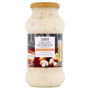 Tesco Creamy Mushroom Cooking Sauce 480G