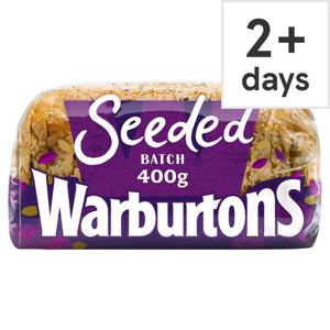 Warburtons Seeded Batch Bread 400G