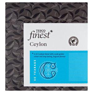 Tesco Finest Ceylon Teabags 50'S 125G