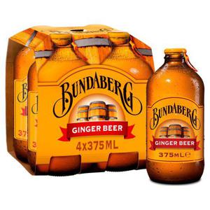 Bundaberg Ginger Beer 4 X 375Ml