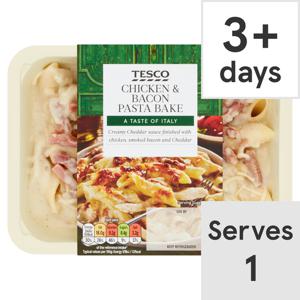 Tesco Chicken & Bacon Pasta Bake 450G