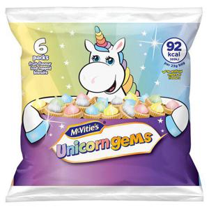 Mcvitie's Unicorn Gems 6 X 23G 138G