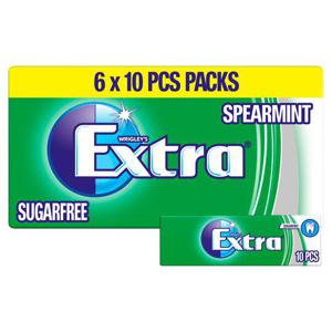 Wrigley's Extra Spearmint 6X10 Pieces 84G