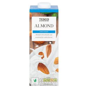 Tesco Longlife Almond Drink Sweetened 1Ltr