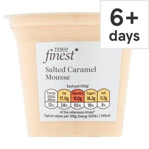 Tesco Finest Salted Caramel Mousse 100G