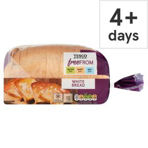 Tesco Free From Sliced White Bread 550G