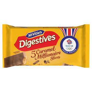 Mcvities Digestive Caramel Slice 5 Pack 124.4G