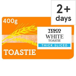 Tesco Toastie White Bread 400G