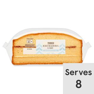 Tesco Iced Madeira Cake Each