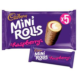 Cadbury Raspberry Mini Roll 5 Pack