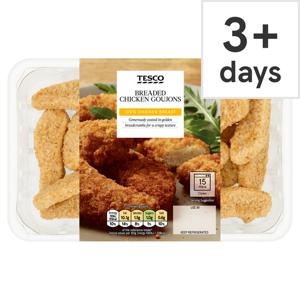 Tesco Breaded Chicken Goujons 540G