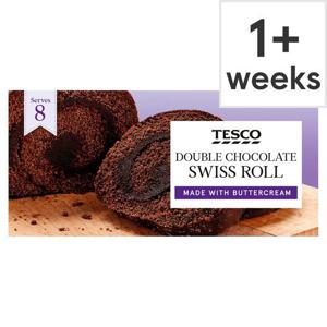 Tesco Double Chocolate Swiss Roll