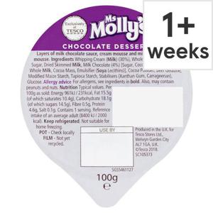 Ms Mollys Chocolate Layered Dessert 100G