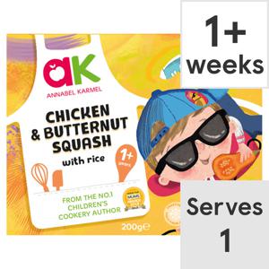 Annabel Karmel Chicken & Butternut Squash with Rice Ready Meal 200G