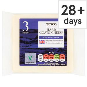 Tesco British Hard Goats Cheese 200G