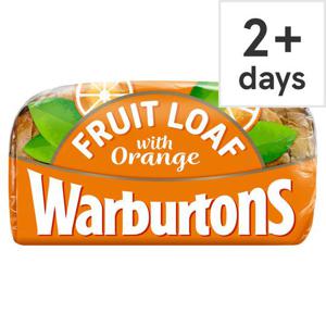 Warburtons Fruit Loaf With Orange 400G