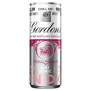 Gordons Premium Pink Gin & Diet Tonic 250Ml