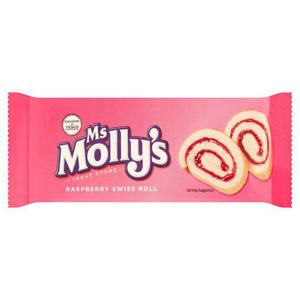 Ms Mollys Raspberry Swiss Roll