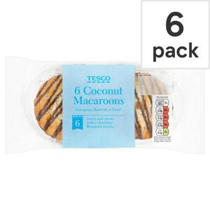 Tesco Coconut Macaroons 6 Pack