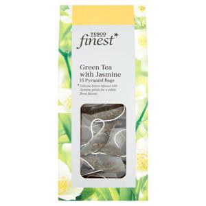 Tesco Finest Green Jasmine Pyramid Tea 15S 30G