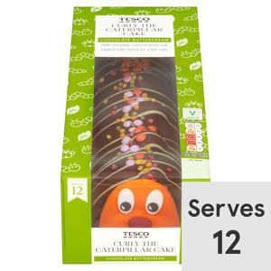 Tesco Curly The Caterpillar Cake Each