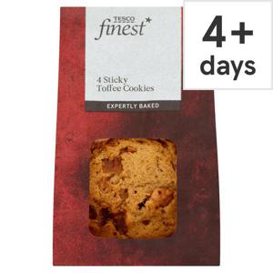 Tesco Finest Sticky Toffee Cookies 4 Pack