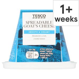 Tesco Spreadable Goats Cheese 150G