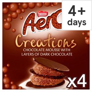 Aero Creations Chocolate Mousse 4X57g