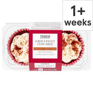 Tesco Red Velvet Cupcake 2 Pack