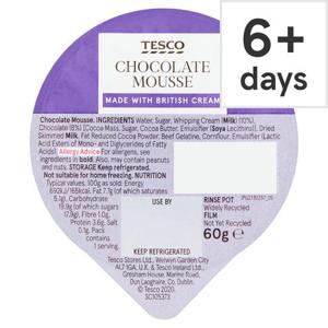 Tesco Chocolate Mousse 60G