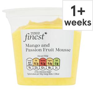 Tesco Finest Mango & Passion Fruit Mousse 100G