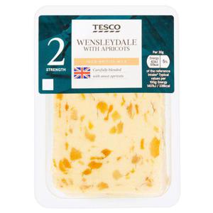 Tesco Wensleydale & Apricot Cheese 200G