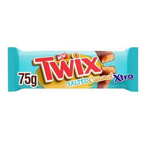 Twix Salted Caramel Xtra Twin Bars 75G