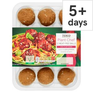 Tesco Plant Chef 12 Meat Free Balls 336G