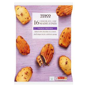 Tesco Chocolate Chip Madeleines 400G