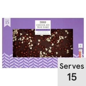 Tesco Chocolate Party Traybake Each