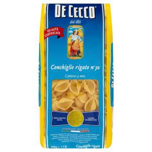 De Cecco Pasta Conchiglie Rigate 500G