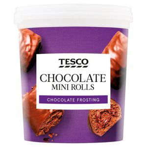 Tesco Chocolate Mini Roll Bites 259G