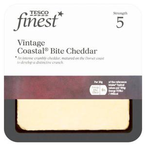 Tesco Finest Vintage Coastal Bite Cheese 200G