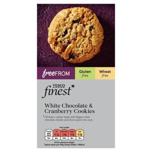 Tesco Finest Free From Chocolate & Cranberry Cookies 150G