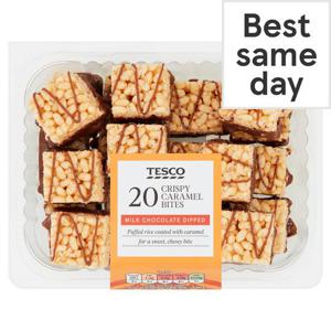 Tesco Crispy Caramel Bites 20 Pack