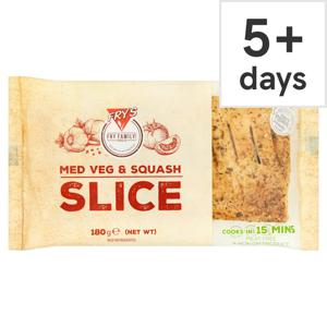 Fry's Meat Free Medium Vegetable & Squash Slice 180G