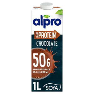 Alpro Plant Protein Chocolate Flavoured Soya Drink 1L