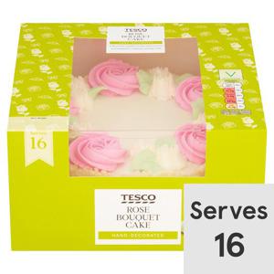 Tesco Rose Bouquet Cake