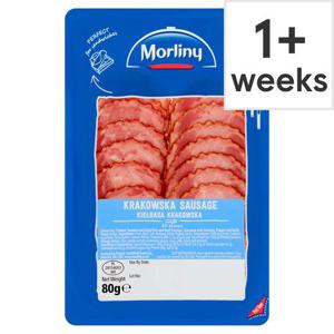 Morliny Krakowska Sausages Slices 80G