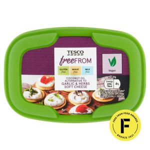 Tesco Free From Soft Cheese With Garlic & Herbs 170G