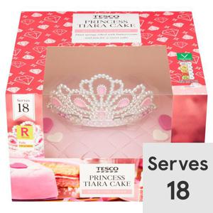 Tesco Princess Tiara Cake